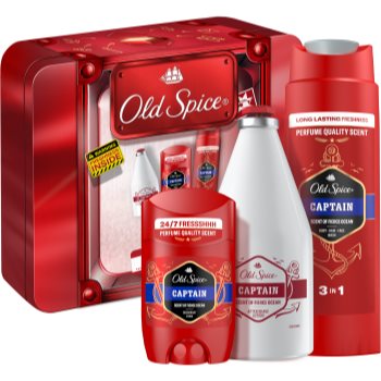 Old Spice Captain Tin Box set cadou pentru barbati - imagine 2